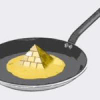 Pyramid to pancake